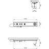Душевая панель VITRA MOVE, белая A45811
