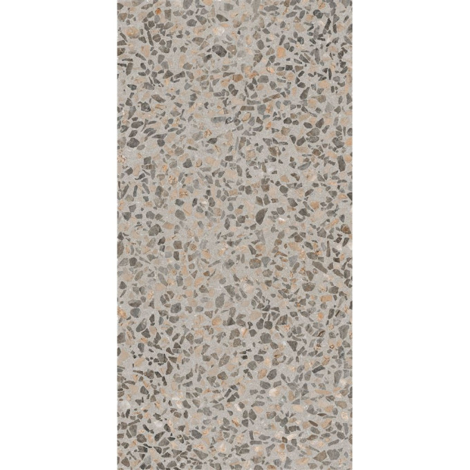 Керамогранит ТERRAZZO-X R9 Ректификат Темный Лаппато 60x120 K949754LPR01VTEP