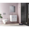 Набор VITRA MIA 60 см с дверцами (раковина, шкаф под раковину, зеркало), цвет белый глянцевый 75023